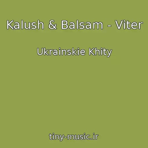 کاور آهنگ Kalush & Balsam - Vіter از Ukrainskie Khity