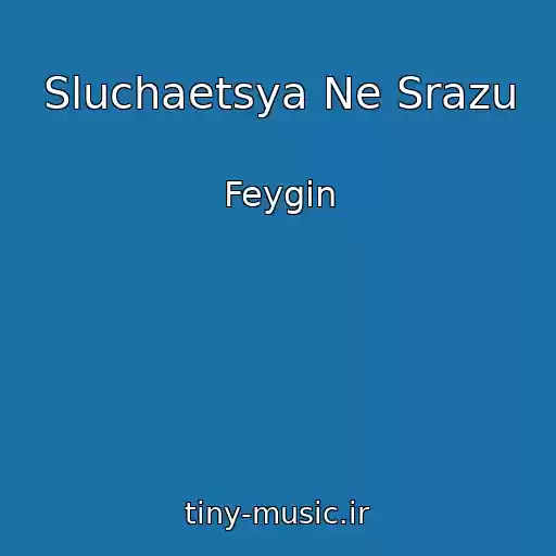 کاور آهنگ Sluchaetsya Ne Srazu از Feygin