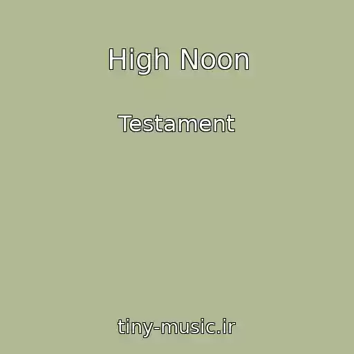 کاور آهنگ High Noon از Testament