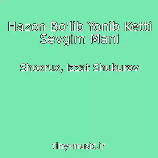 کاور آهنگ Hazon Bo'lib Yonib Ketti Sevgim Mani از Shoxrux, Izzat Shukurov