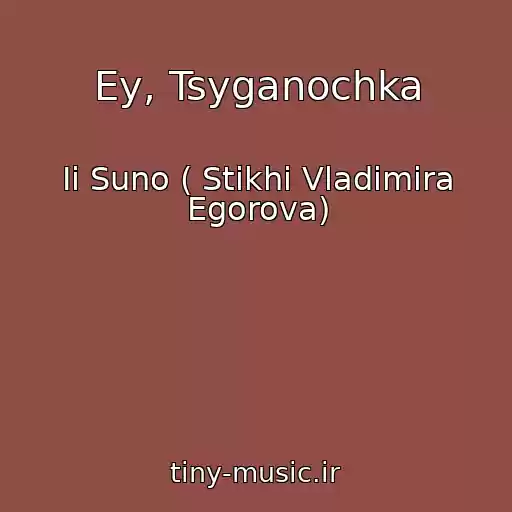 کاور آهنگ Ey, Tsyganochka از Ii Suno ( Stikhi Vladimira Egorova)