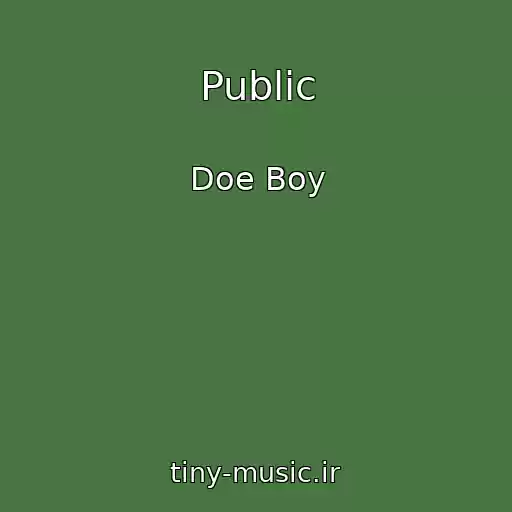 کاور آهنگ Public از Doe Boy