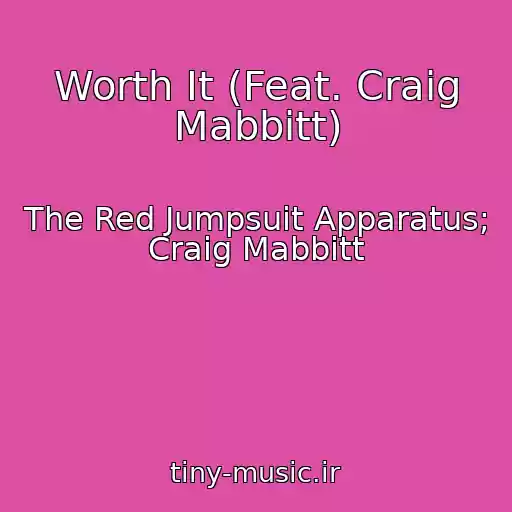 کاور آهنگ Worth It (Feat. Craig Mabbitt) از The Red Jumpsuit Apparatus; Craig Mabbitt