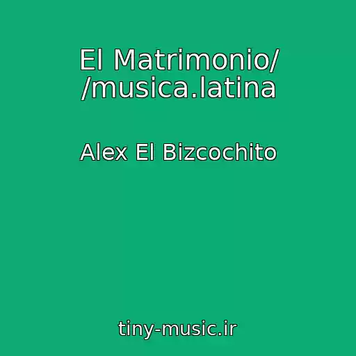کاور آهنگ El Matrimonio/ /musica.latina از Alex El Bizcochito