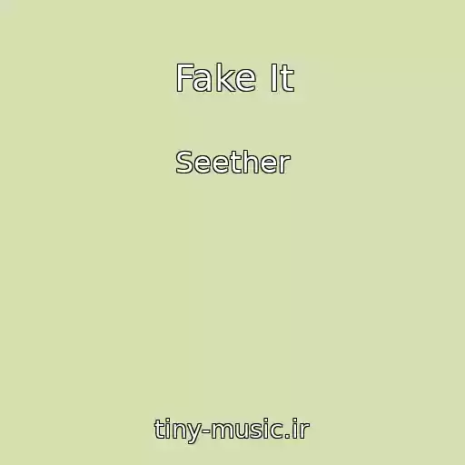 کاور آهنگ Fake It از Seether
