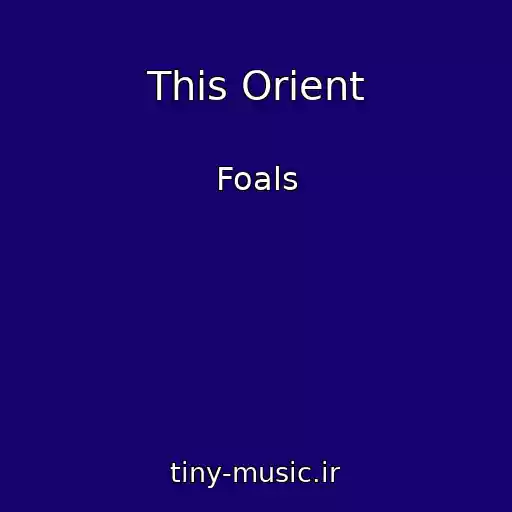 کاور آهنگ This Orient از Foals