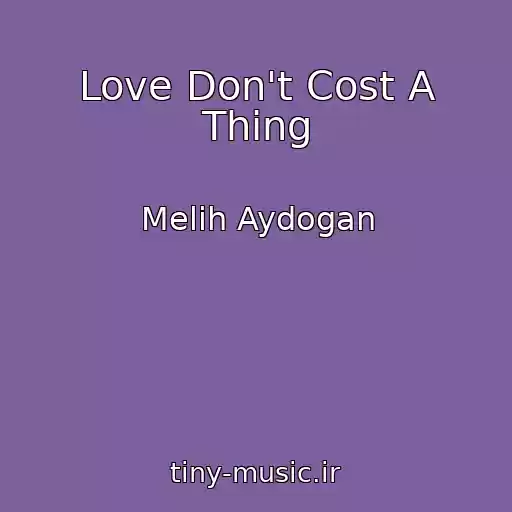 کاور آهنگ Love Don't Cost A Thing از Melih Aydogan