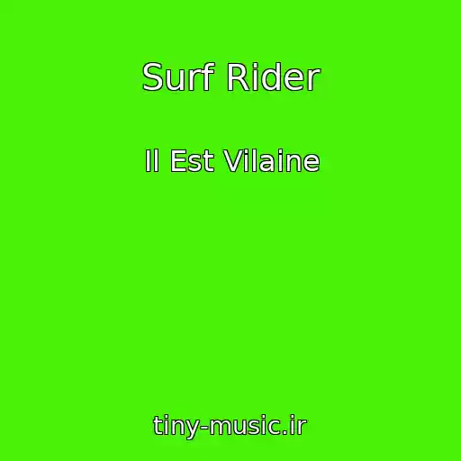 کاور آهنگ Surf Rider از Il Est Vilaine