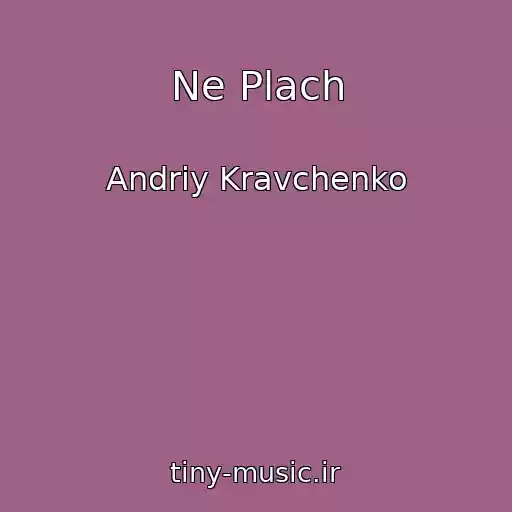 کاور آهنگ Ne Plach از Andrіy Kravchenko