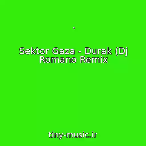 کاور آهنگ . از Sektor Gaza - Durak (Dj Romano Remix
