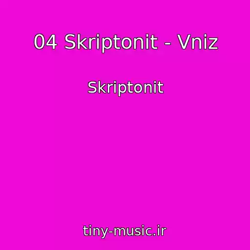 کاور آهنگ 04 Skriptonit - Vniz از Skriptonit
