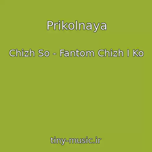 کاور آهنگ Prikolnaya از Chizh So - Fantom Chizh I Ko