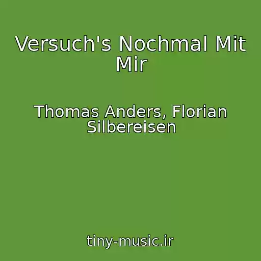 کاور آهنگ Versuch's Nochmal Mit Mir از Thomas Anders, Florian Silbereisen