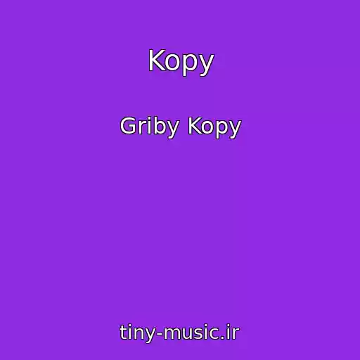 کاور آهنگ Kopy از Griby Kopy