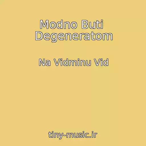 کاور آهنگ Modno Buti  Degeneratom از Na Vіdmіnu Vіd