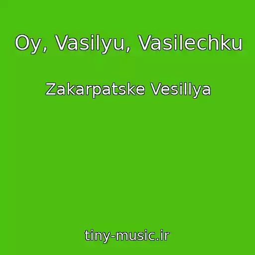 کاور آهنگ Oy, Vasilyu, Vasilechku از Zakarpatske Vesіllya