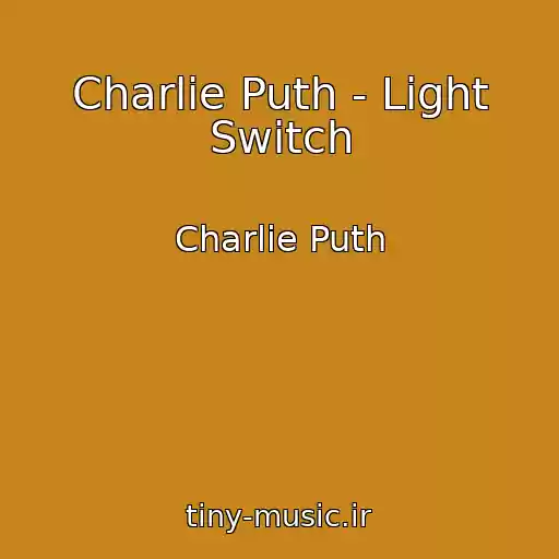 کاور آهنگ Charlie Puth - Light Switch از Charlie Puth