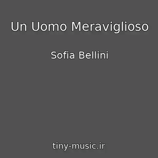 کاور آهنگ Un Uomo Meraviglioso از Sofia Bellini