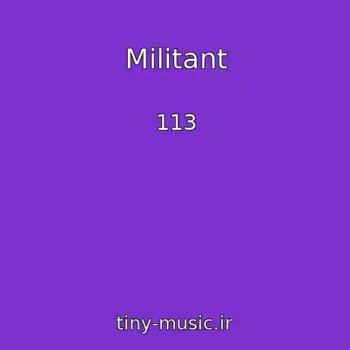 کاور آهنگ Militant از 113