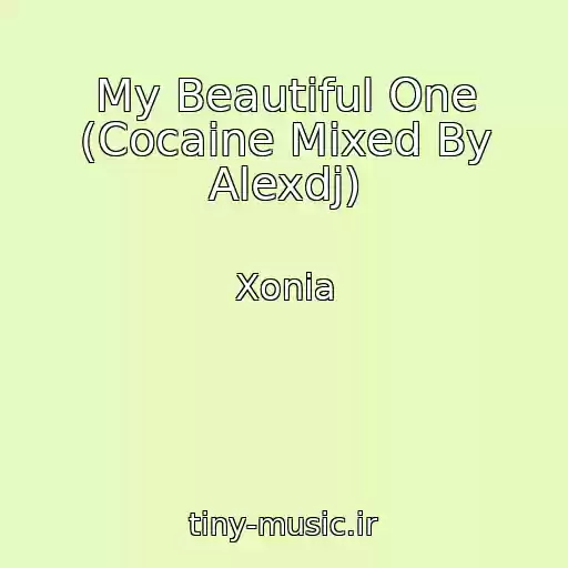 کاور آهنگ My Beautiful One (Cocaine Mixed By Alexdj) از Xonia