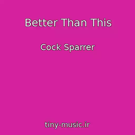 کاور آهنگ Better Than This از Cock Sparrer