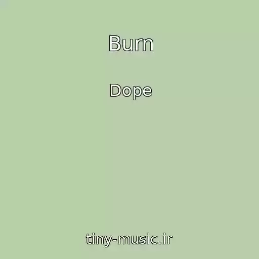 کاور آهنگ Burn از Dope