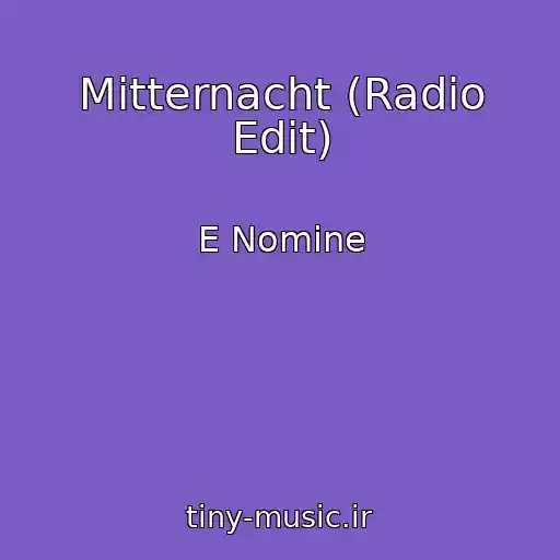 کاور آهنگ Mitternacht (Radio Edit) از E Nomine