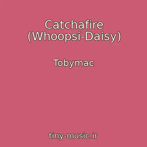 کاور آهنگ Catchafire (Whoopsi-Daisy) از Tobymac