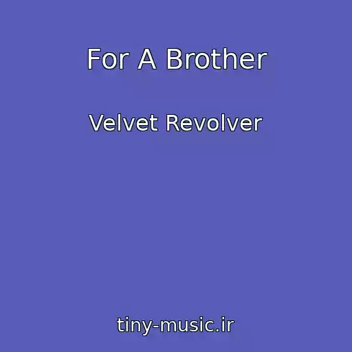 کاور آهنگ For A Brother از Velvet Revolver