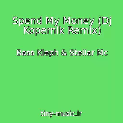 کاور آهنگ Spend My Money (Dj Kopernik Remix) از Bass Kleph & Stellar Mc