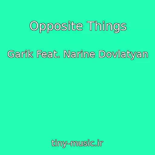 کاور آهنگ Opposite Things از Garik Feat. Narine Dovlatyan