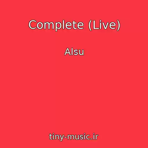 کاور آهنگ Complete (Live) از Alsu