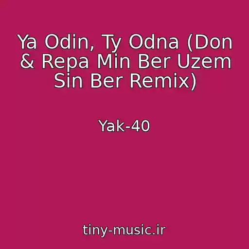 کاور آهنگ Ya Odin, Ty Odna (Don & Repa Min Ber Uzem Sin Ber Remix) از Yak-40