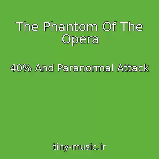 کاور آهنگ The Phantom Of The Opera از 40% And Paranormal Attack