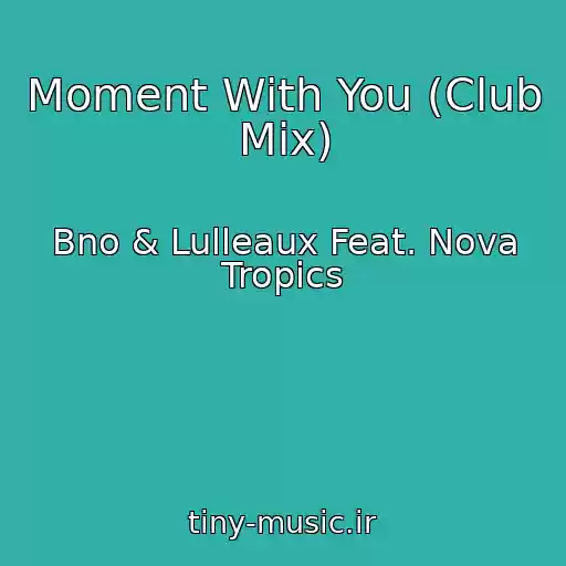 کاور آهنگ Moment With You (Club Mix) از Bno & Lulleaux Feat. Nova Tropics