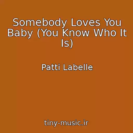 کاور آهنگ Somebody Loves You Baby (You Know Who It Is) از Patti Labelle