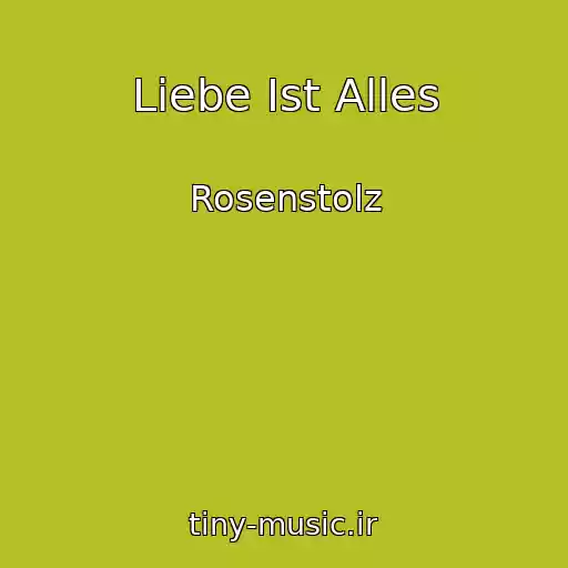 کاور آهنگ Liebe Ist Alles از Rosenstolz