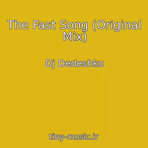 کاور آهنگ The Fast Song (Original Mix) از Dj Dedeshko