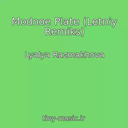کاور آهنگ Modnoe Plate (Letniy Remiks) از Lyalya Razmakhova
