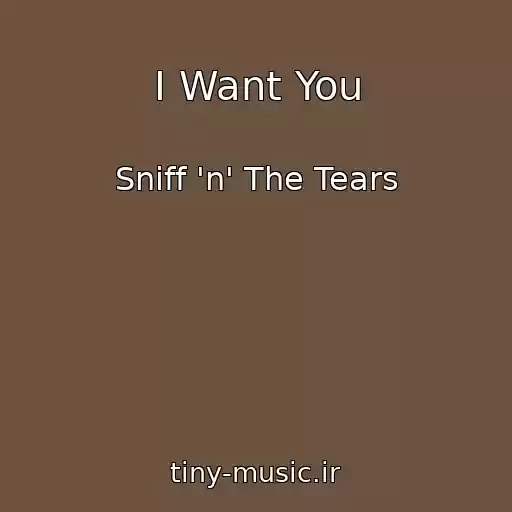 کاور آهنگ I Want You از Sniff 'n' The Tears