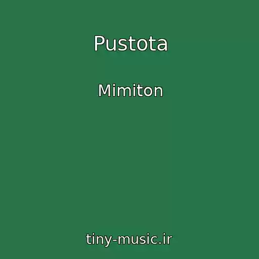 کاور آهنگ Pustota از Mimiton