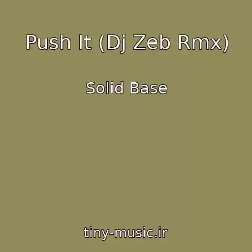 کاور آهنگ Push It (Dj Zeb Rmx) از Solid Base