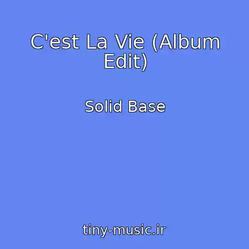 کاور آهنگ C'est La Vie (Album Edit) از Solid Base
