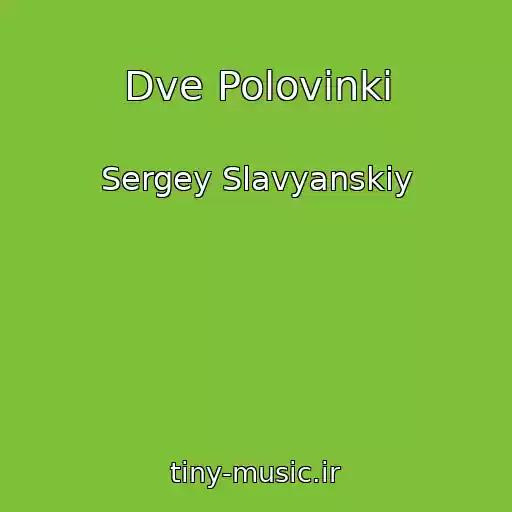 کاور آهنگ Dve Polovinki از Sergey Slavyanskiy