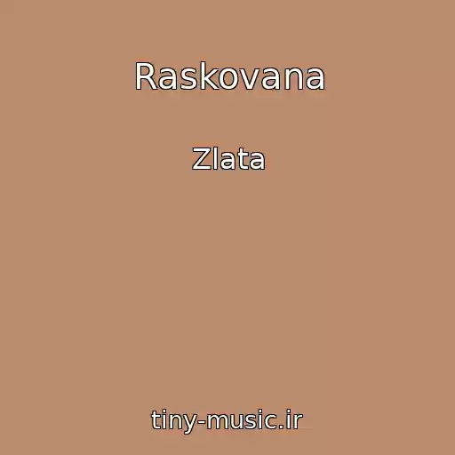کاور آهنگ Raskovana از Zlata