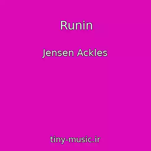کاور آهنگ Runin از Jensen Ackles