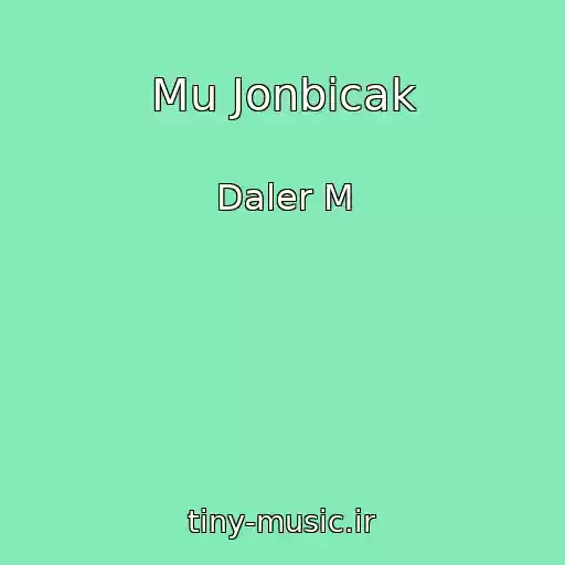 کاور آهنگ Mu Jonbicak از Daler M