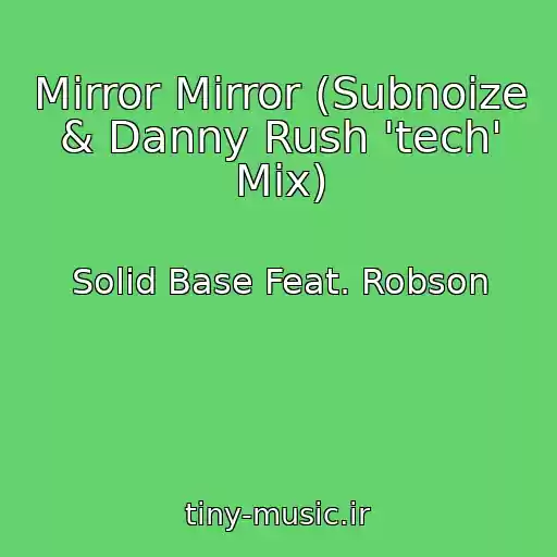 کاور آهنگ Mirror Mirror (Subnoize & Danny Rush 'tech' Mix) از Solid Base Feat. Robson