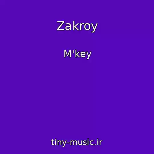 کاور آهنگ Zakroy از M'key