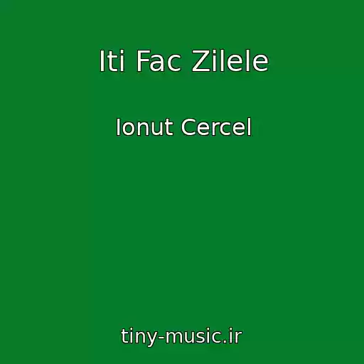کاور آهنگ Iti Fac Zilele از Ionut Cercel